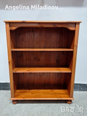 Винтидж библиотека от масивна дървесина , снимка 6 - Секции и витрини - 53696816
