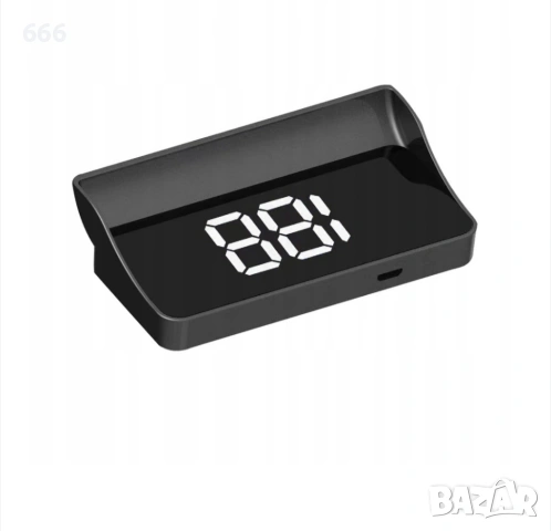 HUD LED проектор за автомобили, GPS дисплей, модерен дизайн, съвместим с BMW, Audi, VW, Skoda, снимка 4 - Аксесоари и консумативи - 54059195