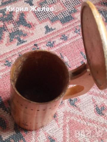 Дървена халба 51298, снимка 7 - Антикварни и старинни предмети - 53392128