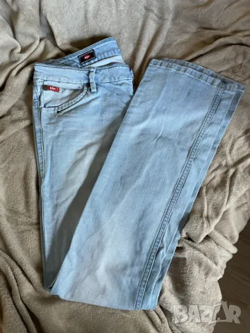 Lee Cooper Светли дънки с ниска талия, М, снимка 1 - Дънки - 49536133