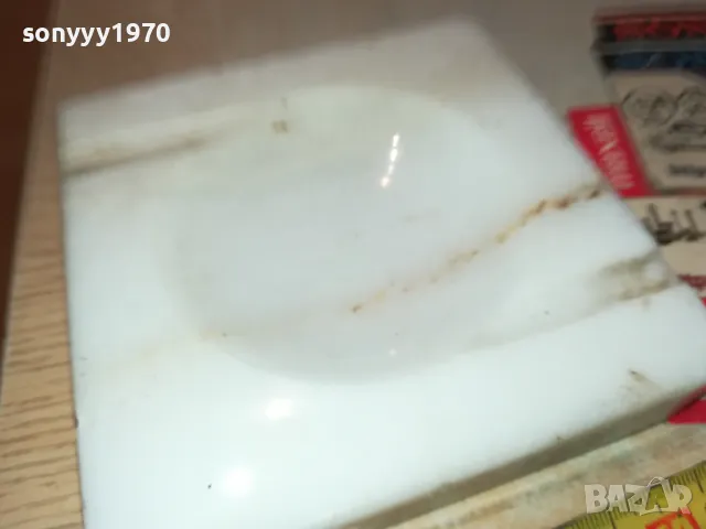 🍀МРАМОРЕН ПЕПЕЛНИК-1905251123LCHERY, снимка 8 - Антикварни и старинни предмети - 50343269