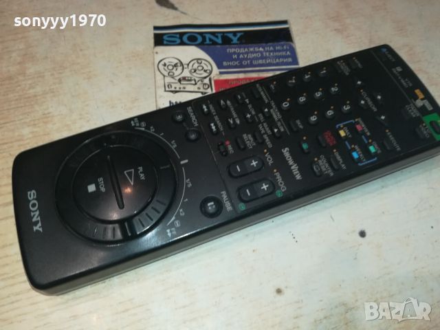 SONY RMT-V186D VTR/TV REMOTE CONTROL-ВНОС SWISS 0606241134, снимка 3 - Дистанционни - 46081365