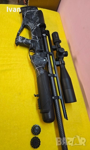 Въздушна пушка Hatsan Herculea Bully Long + оптика, снимка 5 - Въздушно оръжие - 54174400