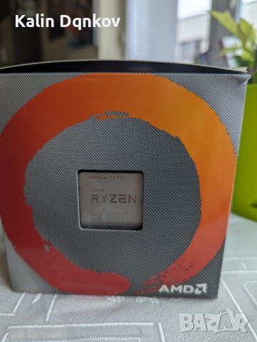Ryzen 7 3700X със стоков охладител AMD Wraith Prism, снимка 4 - Процесори - 45449864