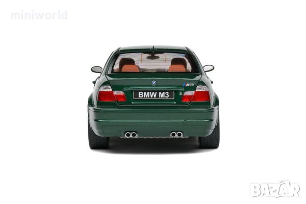 BMW M3 E46 Coupe 2000 - мащаб 1:18 на Solido моделът е нов в кутия, снимка 3 - Колекции - 46322210