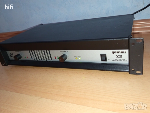Профи усилвател, стъпало Gemini X3, снимка 2 - Ресийвъри, усилватели, смесителни пултове - 54152459