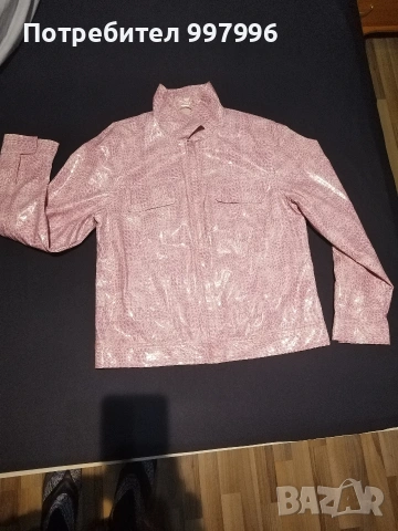 кожено яке-L,XL размер, снимка 2 - Якета - 53290806