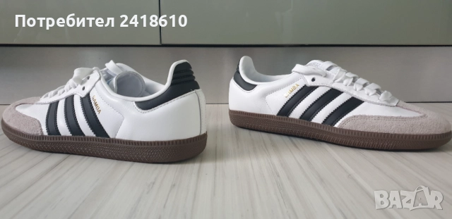 Adidas Samba Leather Sneakers Unisex Size 37 1/2/ 23см  НОВО! ОРИГИНАЛ! Унисекс кецове!, снимка 9 - Кецове - 52335503