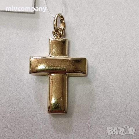 Златен кръст 0.84гр., снимка 4 - Колиета, медальони, синджири - 45301371
