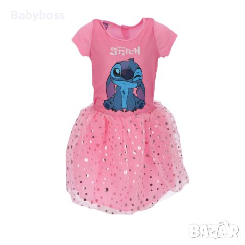 Детска рокля с тюл със Стич Lilo & Stitch, снимка 1 - Детски рокли и поли - 46117554