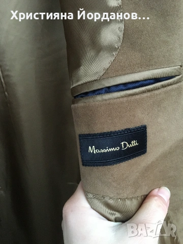 Елегантно палто Massimo Dutti , снимка 8 - Палта - 53049246