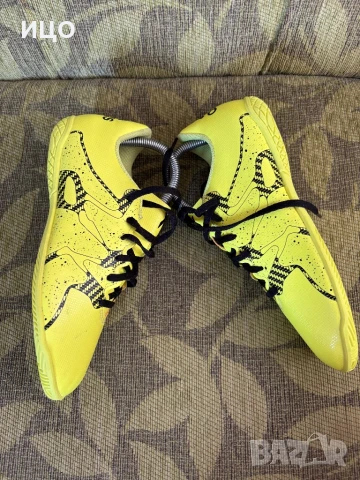 ДЕТСКИ ФУТБОЛНИ ОБУВКИ ADIDAS X 15.4 IN, СЛЪНЧЕВО ЖЪЛТО/ЧЕРНО, снимка 5 - Спортни обувки - 50539244