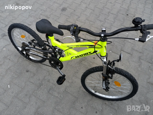 MATRIX Велосипед 20" FLASH жълт, снимка 7 - Велосипеди - 53838901