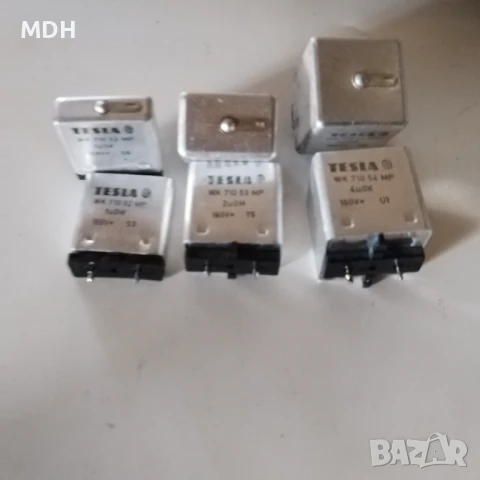 кондензатори TESLA - 1 ,2 и 4 mF / 160 V, снимка 2 - Друга електроника - 50762608