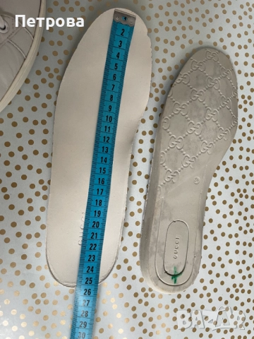 Маратонки Gucci Ace 37.5 (реален размер 38) оригинал, снимка 11 - Маратонки - 48407487