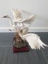 Каподимонте фигура на лебеди (статуетка Capodimonte SWANS), снимка 4