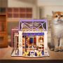 AONGAN Комплект за изработка на миниатюрна къща за кукли, сглобяване и декориране  за деца, снимка 1 - Образователни игри - 45979259