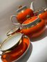 Руски порцелан Дулево сервиз за чай , снимка 1 - Сервизи - 45912172