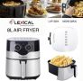 Фритюрник с горещ въздух Lexical Airfryer LAF-3004 , 8L, 1800W, инокс, снимка 3