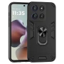 Калъф за Motorola Moto G56 5G с Въртящ се Пръстен - PC + TPU, Защита при падане, 0.5mm Повдигнати Ръ, снимка 1