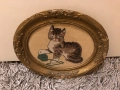 Гоблен с коте, снимка 1