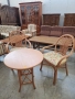 Ратанов Комплект-Маса и 2 бр.Стола-внос от Германия!, снимка 1