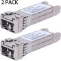 toolco 2 броя 10G Sfp LC MMF300m 10GBase-SR SFP+ трансивър, 10G 850nm MMF, до 300 метра, снимка 2