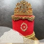 3 броя огромна барокова корона рамка орнаменти силиконов молд фондан декорация торта , снимка 3