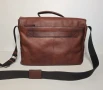 STRELLSON - Мъжка бизнес чанта за през рамо - естествена кожа, снимка 4