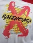 тениска " Balenciaga" , унисекс бяла тениска , Баленсиага, снимка 3