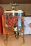 Стъклен диспенсър за напитки 2.6 L с коледен дизайн и златиста стойка, снимка 7