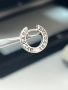 Златна обеца 14 карата BVGARI, снимка 4