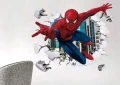 3 вида Спайдърмен Spiderman стикер постер лепенка за стена детска самозалепващ, снимка 6