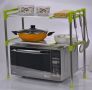Етажерка за кухня с три рафта "Материал: Супер здрав ABS и неръждаема стомана  Размери: Ш 50-90 х Д , снимка 8