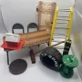 Аксесоари за кеч играчки стълби маси столове кофи чукове и др. WWE WWF Mattel Jakks table ladder, снимка 12