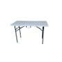 Сгъваема правоъгълна градинска маса, бяла - 181.5 × 74 × 74 см, снимка 4