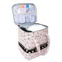 4651 Професионален розов куфар за лакове и инструменти – Компактен органайзер на две нива, снимка 2