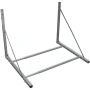 vidaXL Стелаж за гуми, сребрист, стомана(SKU:210353), снимка 1