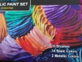 Комплект премиум акрилни бои(14бр.х 22мл.) с 10 четки., снимка 4