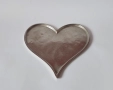 Метален поднос във форма на сърце, снимка 1