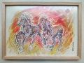 ''Коне'' / картина, оригинал /, снимка 1