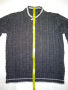 Нов мъжки пуловер едра плетка S размер, снимка 4