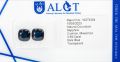 Сини сапфири,3,59 ct. ALGT сертификат 