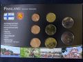 Финландия 1999 - 2010 - Евро Сет - комплектна серия от 1 цент до 2 евро , 8 монети, снимка 1 - Нумизматика и бонистика - 45526434