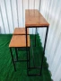 Железни бар маси и столове комбинация с дърво , снимка 5