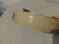 Мъжки кожен колан TEODOR, цвят - светлобежов, снимка 7