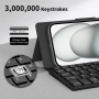 Безжична клавиатура CACOE със стойка, мини клавиатура за мобилен телефон, ултратънка преносима, снимка 3