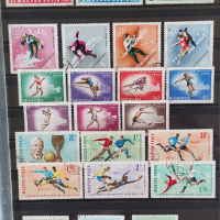 Пощенски марки спорт 155 броя, снимка 2 - Филателия - 45038667