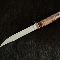 Античен ловен нож (Lamplough Cutlery Solingen 70 г.) в напълно ново състояние. (Rehw102), снимка 3 - Ножове - 45317221