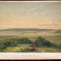 1854г гравюра ВАРНА България Голяма Цветна ЛИТОГРАФИЯ оригинал!, снимка 4 - Антикварни и старинни предмети - 46205186